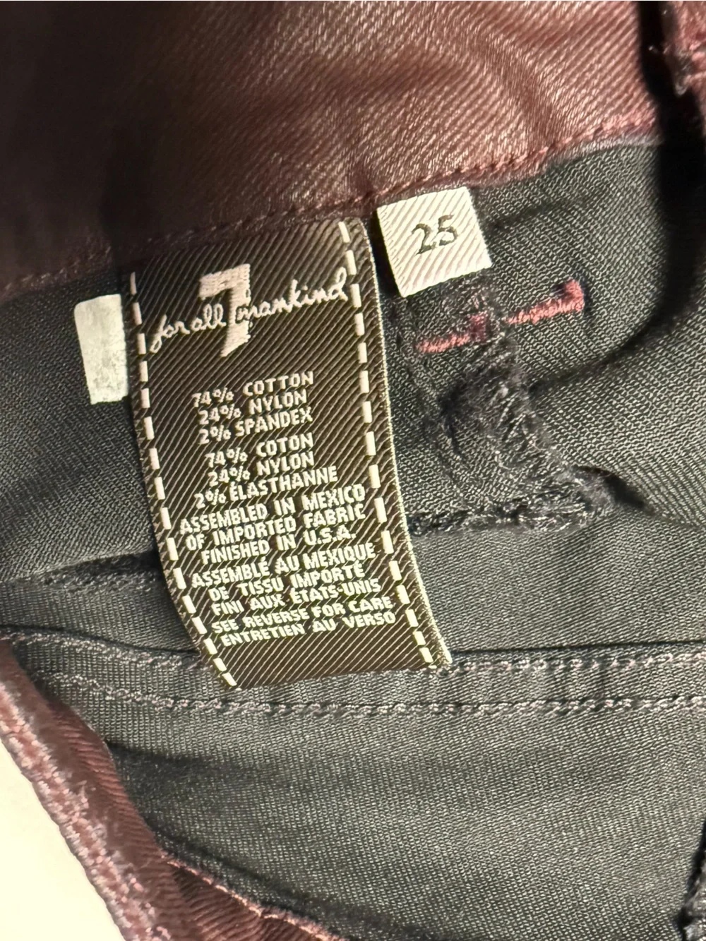7 For All Mankind all dark